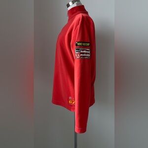 Bogner vintage EVEREST Basecamp Women's Fleece Half Zip Sweater Red Size M
